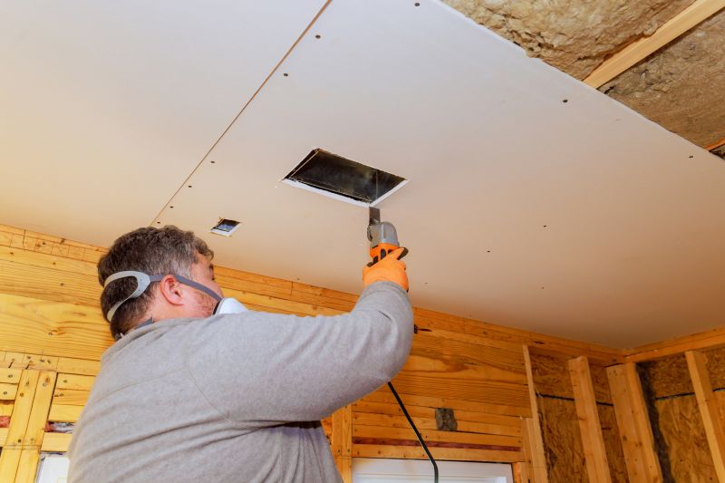 Ceiling Heat Installation