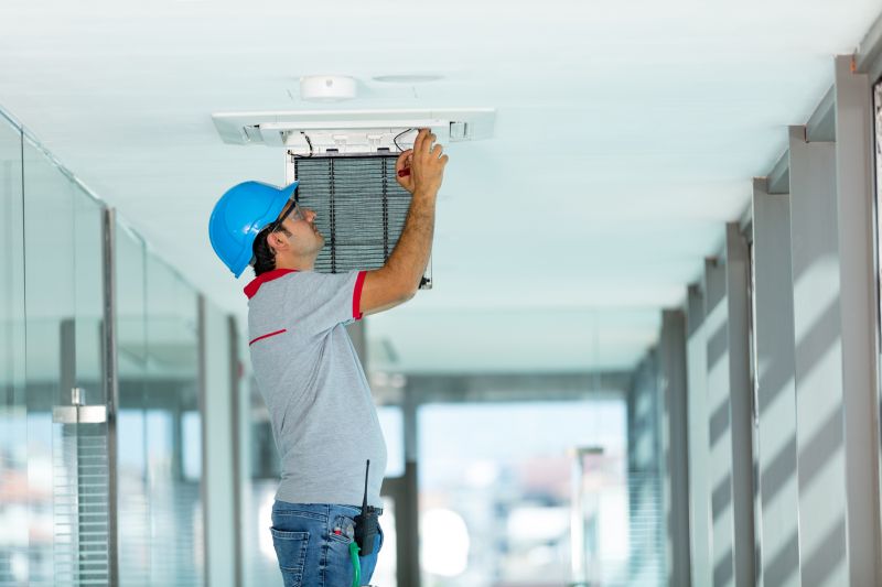 Ceiling Heat Installation